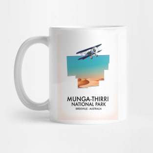 Munga-Thirri National Park Birdsville Australia map Mug